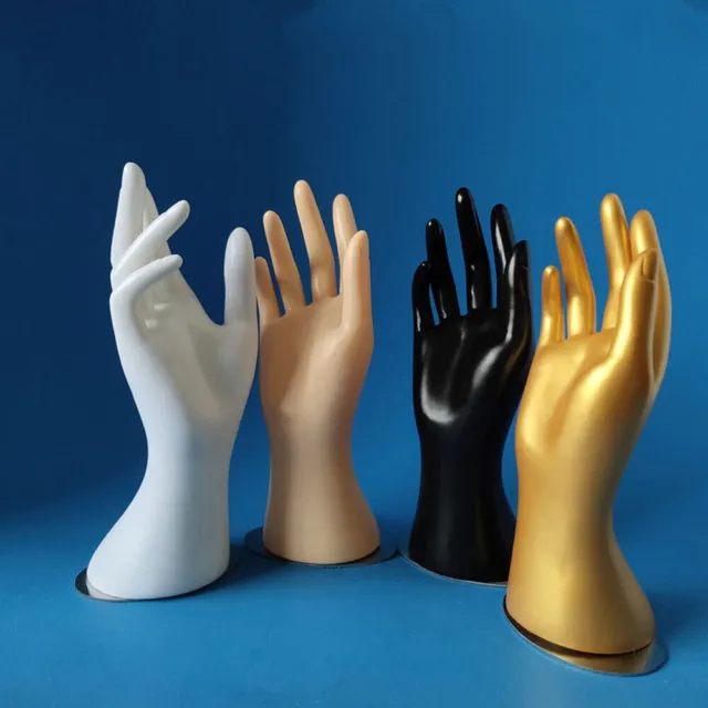 Mannequin Hand Finger Ring Bracelet Jewelry Watch Display Stand Glove Holder