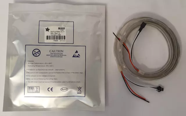 Adafruit NeoPixel RGBW 30LED Strip Black 1m P2828