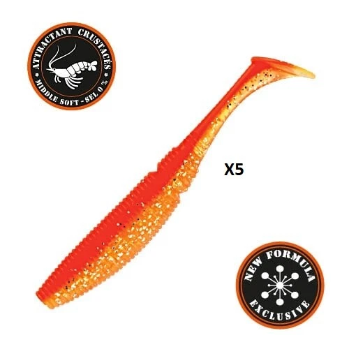 Leurre Souple Sakura Tex'Shad Combo 100mm 20g – Monté Texan – Couleur 05 – 2 Pièces