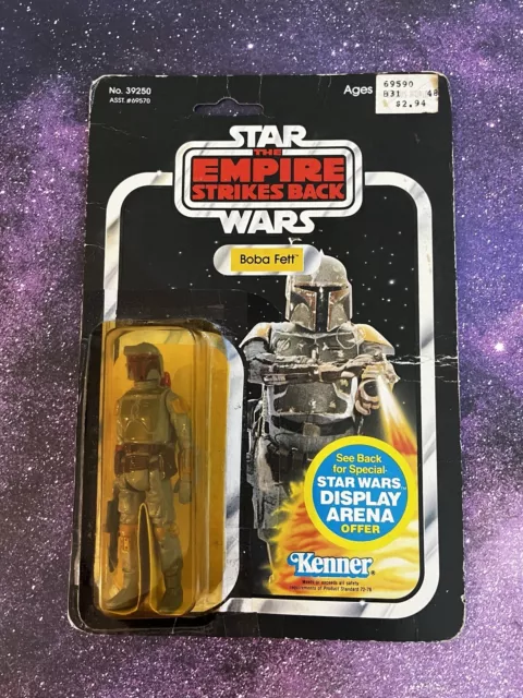 ** NICE ** Boba Fett Star Wars ESB 1980 Kenner Action Figure JEDI EMPIRE STRIKES