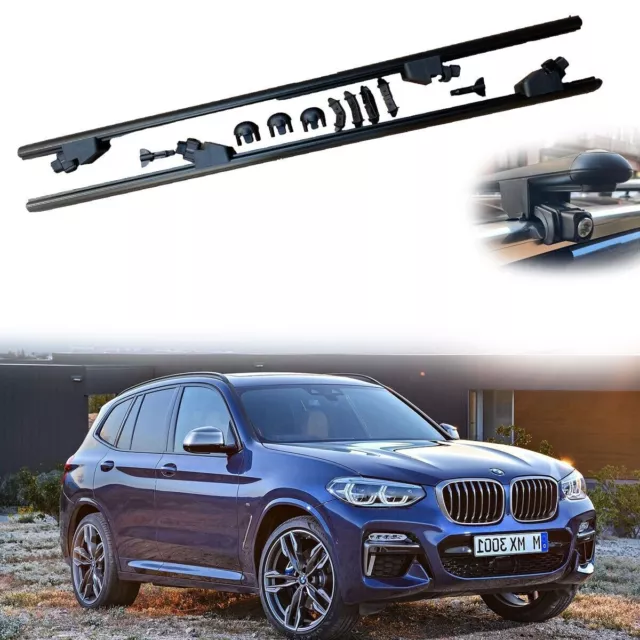 Pour BMW X3 G01 2018-2023 barres transversales de toit Rails affleurants...