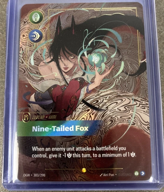 2025 RIFTBOUND: LEAGUES Of Legends TCG OGN-303/298 Nine-Tailed Fox $283 ...