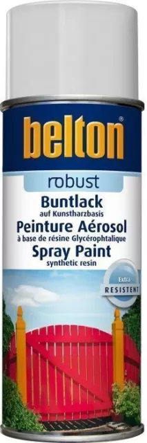 Spray Pintura Alta Resistencia Blanco Mate 400ml Robusto Belton