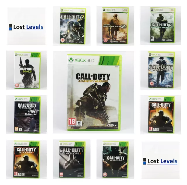 Xbox 360 - Call Of Duty COD  - Same Day Dispatched - Choose 1 Or Bundle Up - VGC