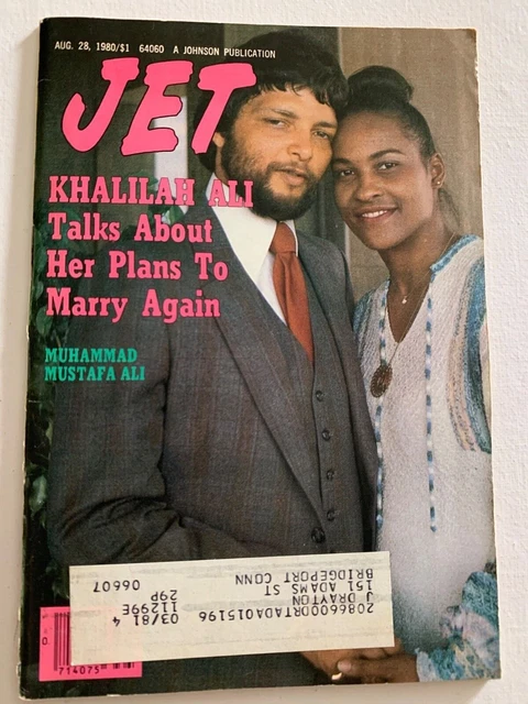Jet Magazine August 28, 1980 Khalilah Ali Talks About Her Plans To Marry Again