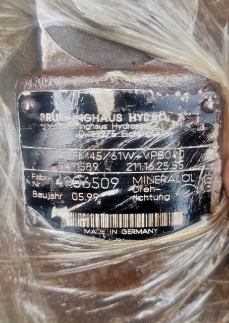 Brueninghaus Hydromatik A2FM 45/61W-VPB04D Hydraulic Piston Motor