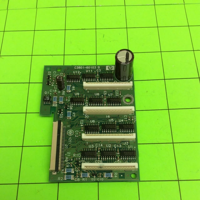 HP Model 600 Fax Machine Main Logic Board C3801-60103 C3801-60103B