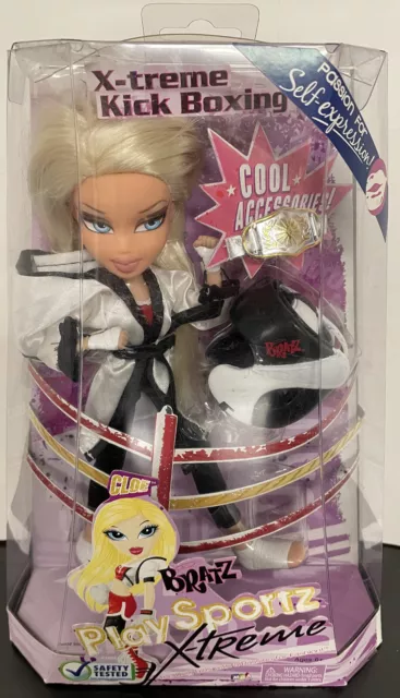 New Rare Sealed Vintage MGA Bratz Cloe Play Sportz Xtreme Kick Boxing Doll