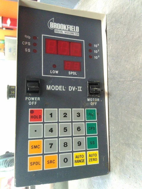 Defective Brookfield DV-II LVTDV-II Digital Viscometer AS-IS
