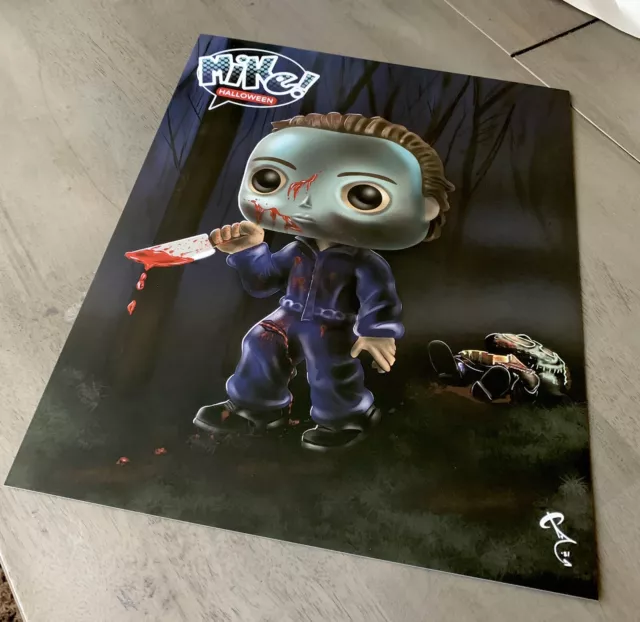 Michael Myers Halloween funko Style print