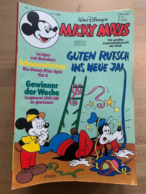 Sammlung MICKY MAUS Jahrgang 1984 Nr. 1 - 52 komplett! Einige mit Beilagen!