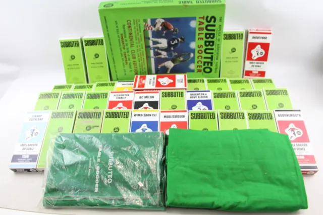 Vintage Subbuteo Teams Continental edition Boxed Extra Pitches
