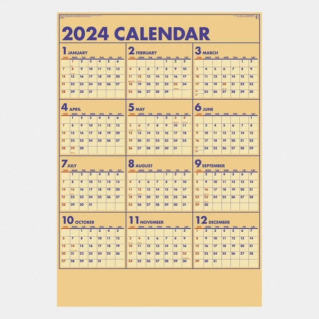NEW JAPANCALENDAR 2024 Calendar Wall Chronology Craft Plan Chronology