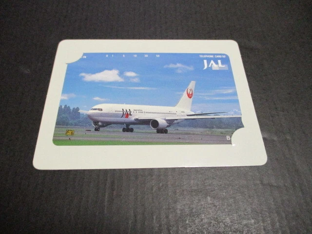 1 unused telephone card JAL Airliner B 767