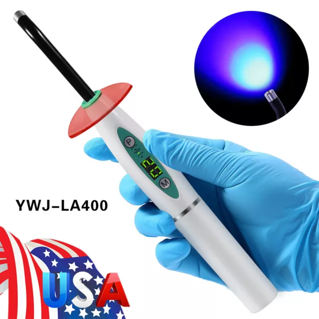 Dental LED Curing Light Lamp Wireless Cordless Resin Cure 5W 2000MW FDA