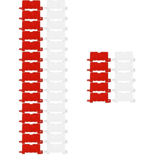 AELS Vetrina acrilica a 3 livelli, set di 2, vetrina antipolvere per collezione mattoni blocchi giocattoli modelli minifigure edificio, trasparente, rimovibile