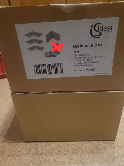 Ideal Standard Ultra Flat Dicht-Set Dichtecken für Duschwanne