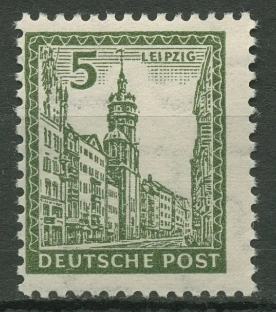 SBZ West-Sachsen 1946 Abschiedsserie 152 Y y postfrisch mit fluoresz. Gummierung