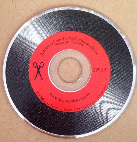 Scissor Sisters - Excerpts From The Forthcoming Album 2003 3" Promo Cd Disc