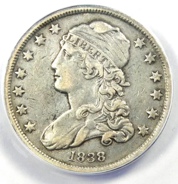 1838 Capped Bust Quarter 25C - ANACS XF40 Details - Rare Date Certified Coin