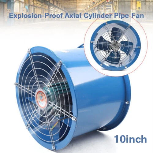 Ventilator  Axial Fan 10Inch 110V Cylinder Pipe Fan 2000m³/H 250W