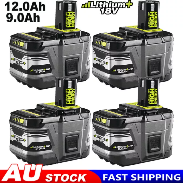 12.0Ah For RYOBI P108 18V One+ Plus High Capacity Battery 18 Volt Lithium-Ion AU