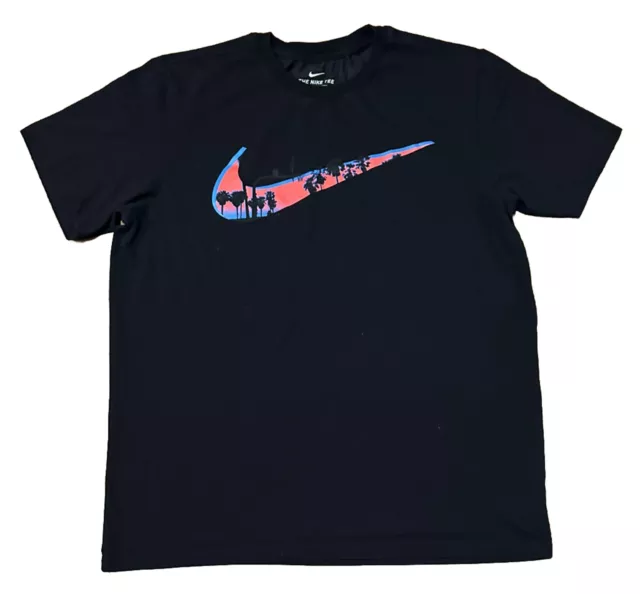 Nike Dri-Fit Basketball Swoosh Coast To Coast T Shirt Mens Size Large