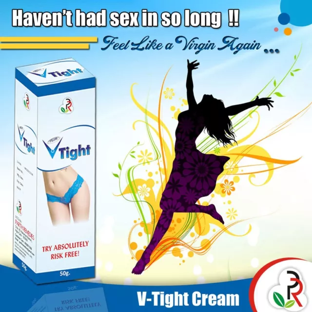 V-TIGHT GEL LOOSE VEGINA TIGHTNESS HERBAL CREAM FOR WOMEN 50gm Pack Of 2