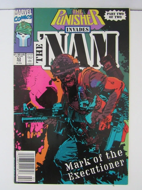 Marvel Comics The Punisher Invades the Nam Part 2 No.53 February 1991 (Pg94D)