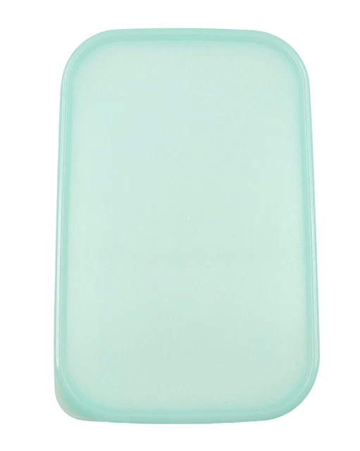 TUPPERWARE MODULAR MATES MM Green Clear Rectangular Storage Container ...