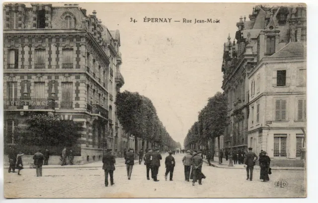 EPERNAY - Marne - CPA 51 - the streets - the rue Jean Moet - Banque de France