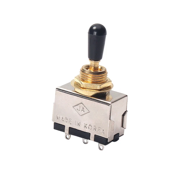 3 Wege Schalter Gitarre 3 Way Kippschalter, Metall  Produktbild-Vorschau 7