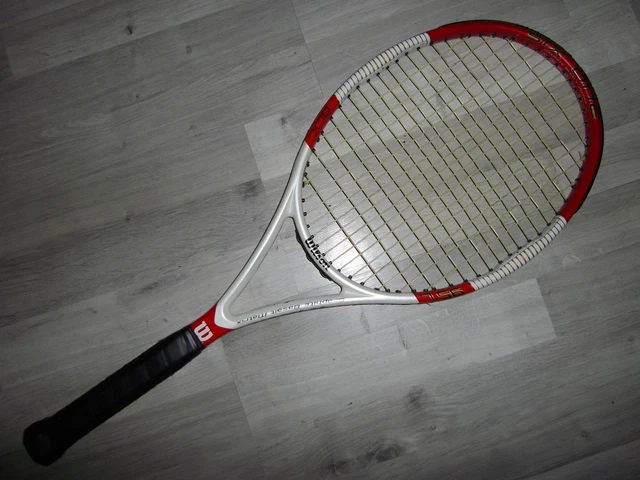 Raquette De Tennis Vintage WILSON SIX ONE - Modèle Associé à Roger Federer Roland Garros