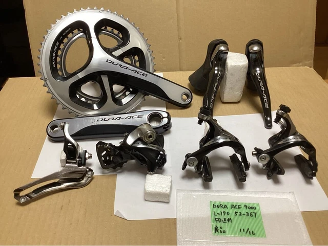 Pédalier Shimano Dura-Ace FC-7400 170mm - 53/42T - Conique Carré JIS - Neuf (sans Emballage)