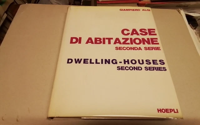 G. ALOI, CASE DI ABITAZIONE, SECONDA SERIE, Hoepli, 1972, 22d25