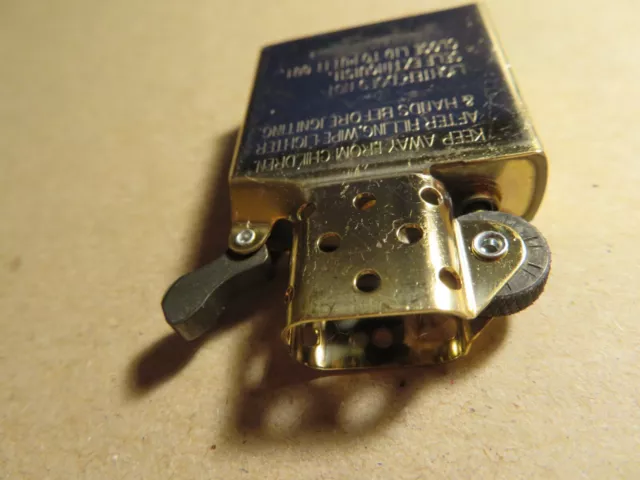 Zippo Lighter   New   Brass / Gold Finish Insert   Only   No Case