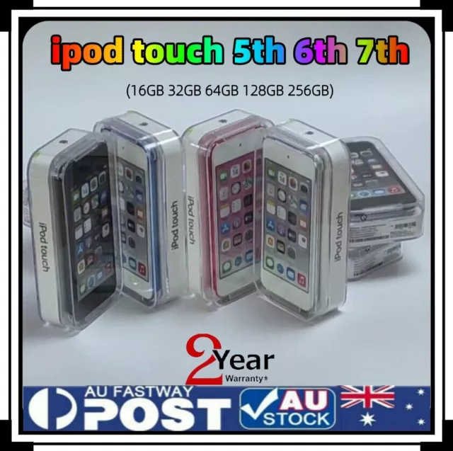 🔥NEW Apple iPod Touch 5th 6th 7th Gen 16/32/64/128/256GB-SEALED-AU SELLER-XMAS