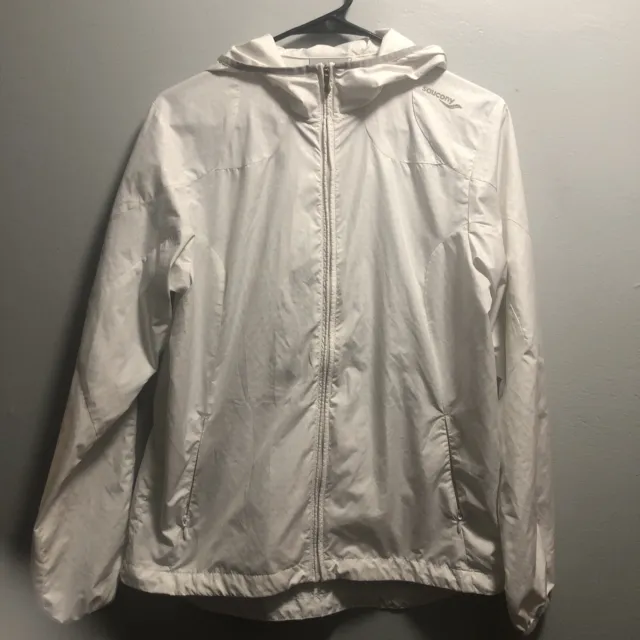 Saucony Running jacket Hooded Women’s White