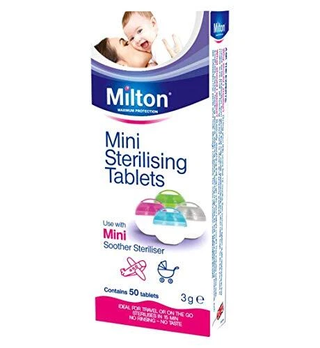 Mini tabletas de esterilización Milton