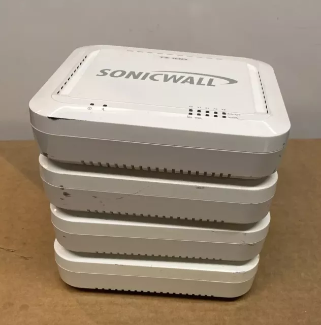 Lote De (4) SonicWALL Tz100/Tz200 Dispositivo de Seguridad Vpn Firewall