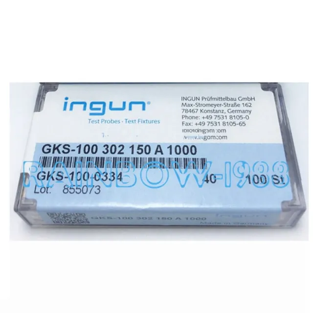 100pc/box GKS-100 302 150 A 1000 Replacement Ingun new energy testing probe