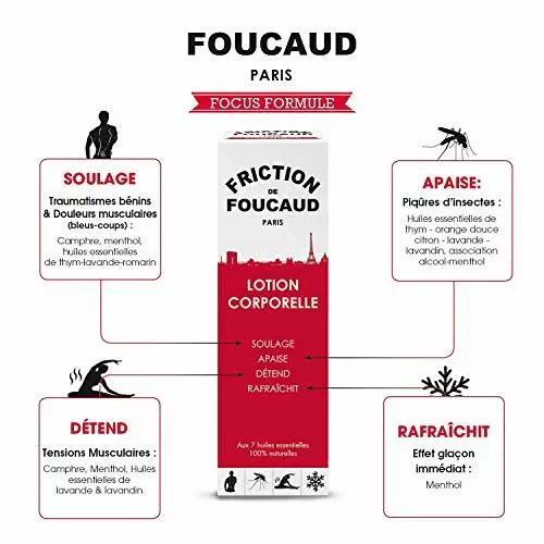 Friction de Foucaud - Flacon Verre 500Ml - Marque Française depuis 1946 - Concen 3