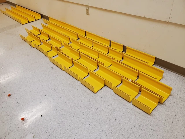 Panduit FiberRunner 6 inches of 6x4 Routing System - Cable Raceway Base FR6X4YL6