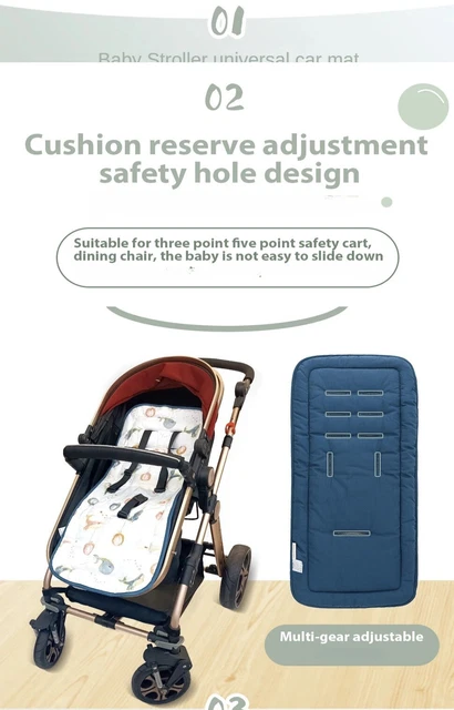 Car Seat Head Support Baby Baby Pram Liner Car Seat Insert Pad Soft Cosy Plush Baby Car Seat Head Support