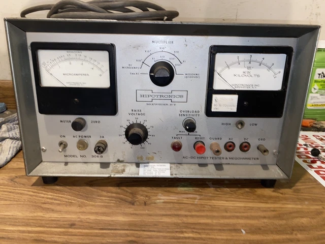 HiPotronics Model 306B AC DC Tester  & Megohmmeter