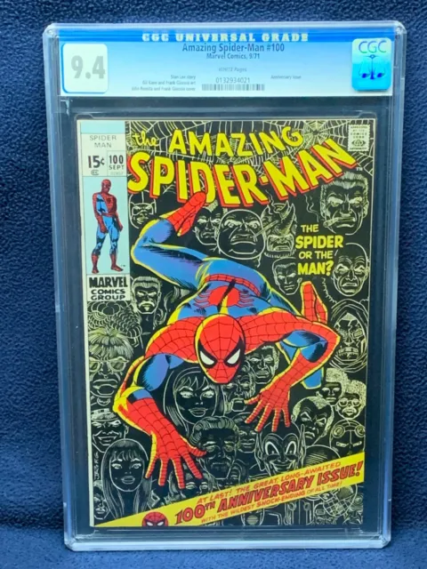 Amazing Spider-Man #100 Vol 1 Comic Book - CGC 9.4