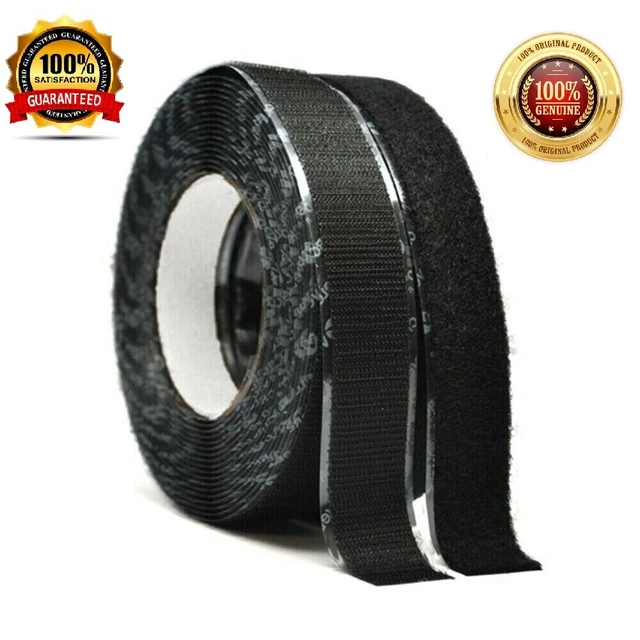 75ft 2 Inch Velcro® Brand Hook 705 Adhesive Back Wrap - Black (per Rol - Foto 6