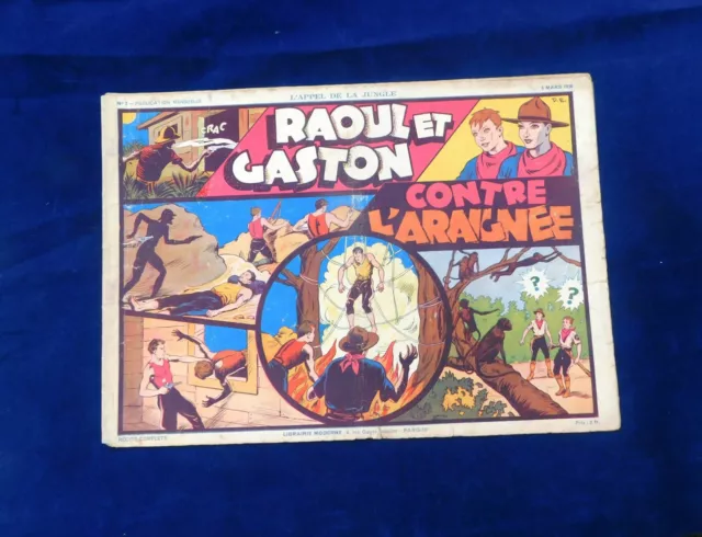 Récit Complet Collection APPEL DE LA JUNGLE 2. Raoul et Gaston contre l'Araignée