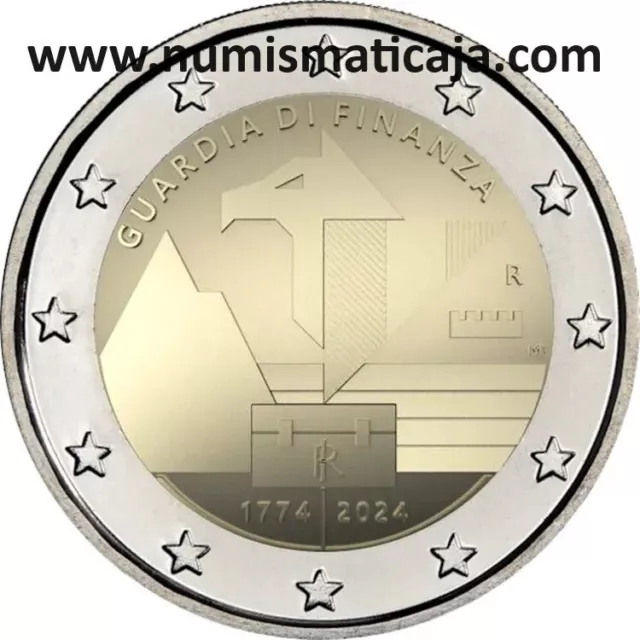 ITALIE -  2 Euros Commemorative 2024  " Police Financièrei "  UNC