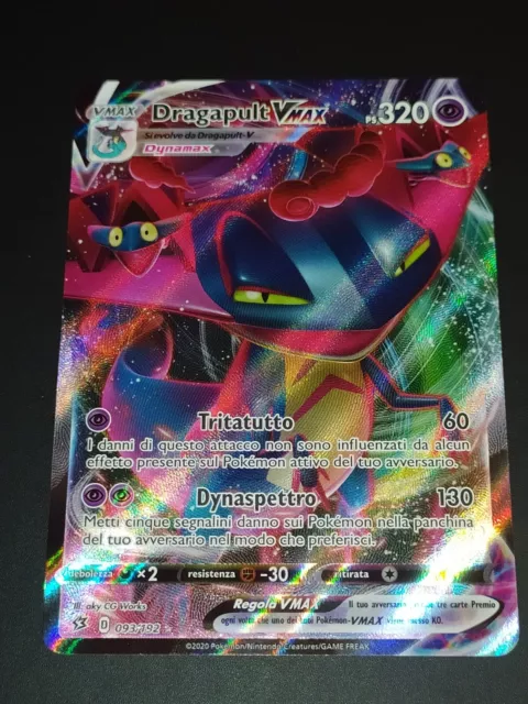 Carta Pokemon TOXTRICITY V MAX VMAX 196/192 HYPER FRAGORE RIBELLE IN  ITALIANO